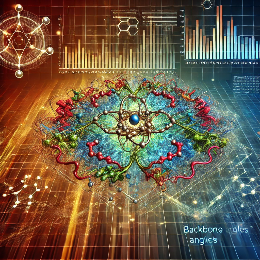 Neural network architecture diagram for protein structure prediction and contact map generation