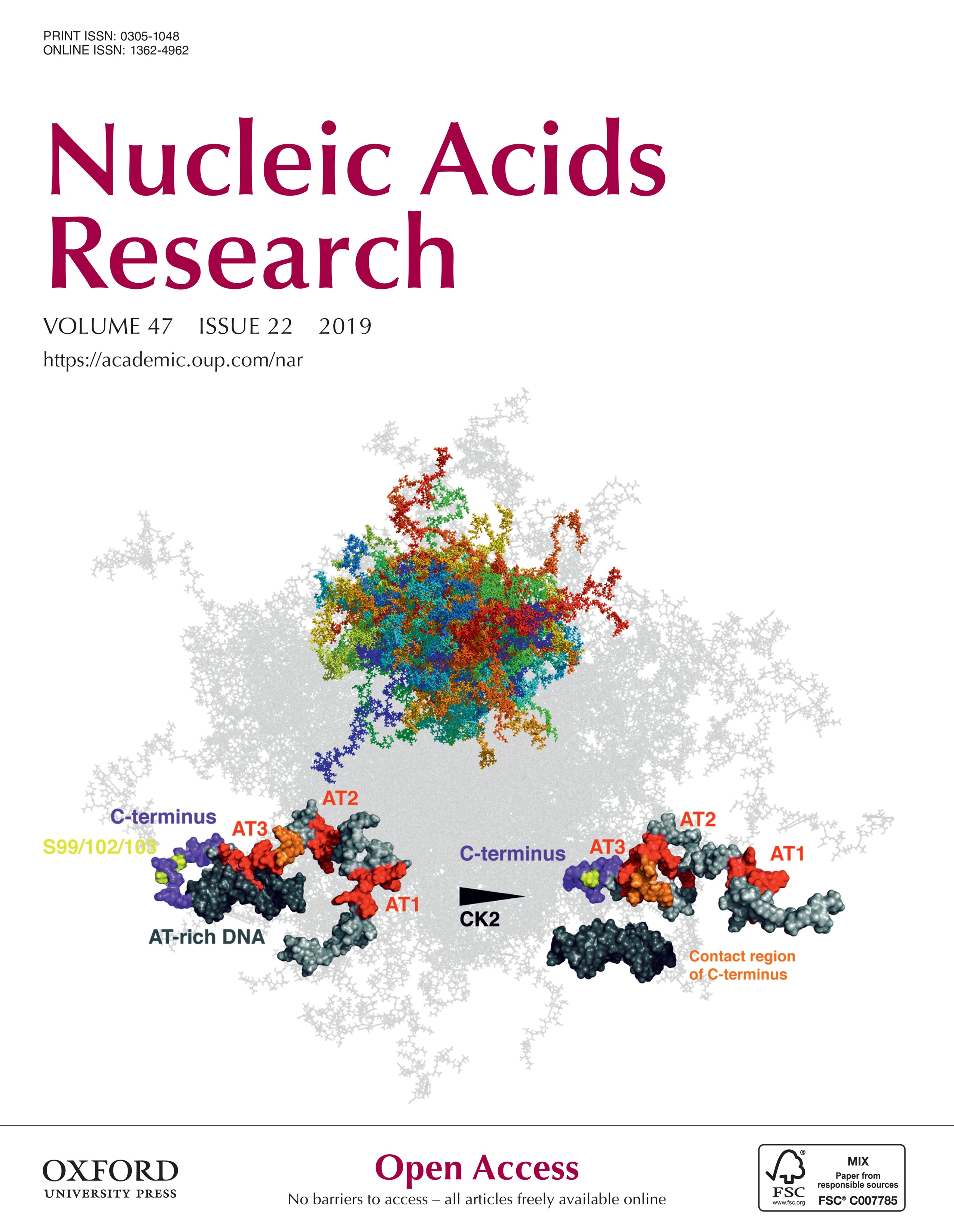 Research visualization of HMGA1 protein structure and DNA binding interactions